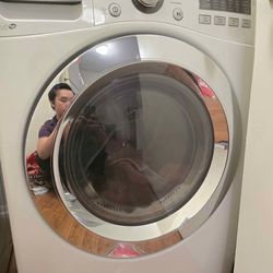 White LG washer and dryer for sale