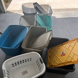 Various Storage Containers & Baskets 