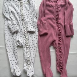 Ruffled Onsie PJs (0-3month)