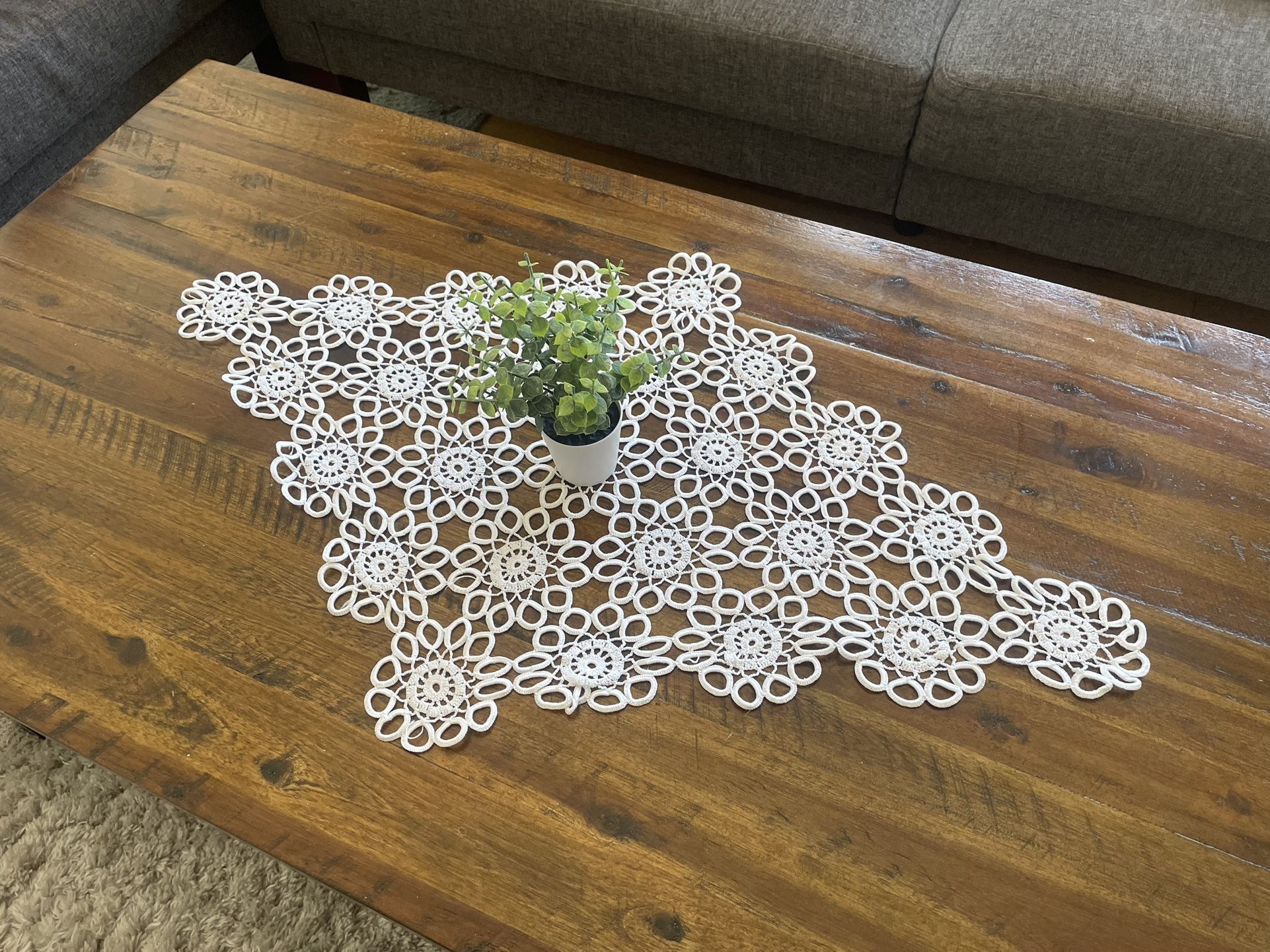 HAND KNITTED DOILIES