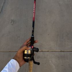 Shimano And Zebco Push Rod And Reel 