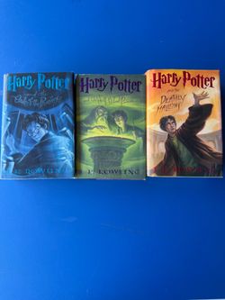 American First Edition Harry Potter Books 5-7 (Hardcover) w/ Errors! EUC