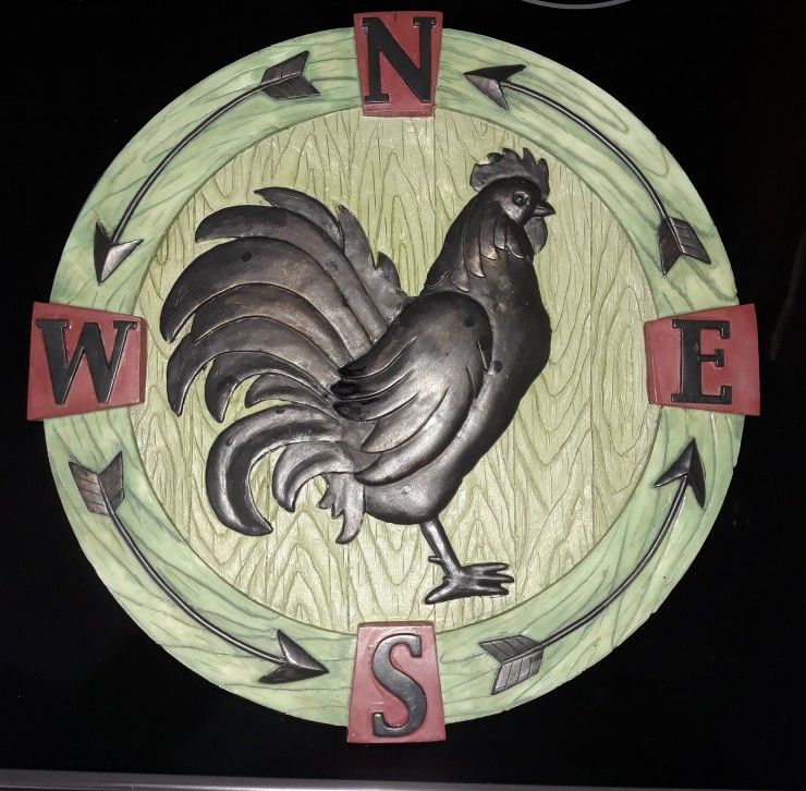 Rooster Weathervanes-Garden Outdoor 12"