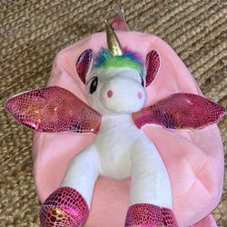 New Little Girls Toddlers Pink Unicorn Backpack