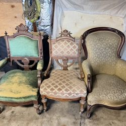 Vintage Chairs Furniture Antique 