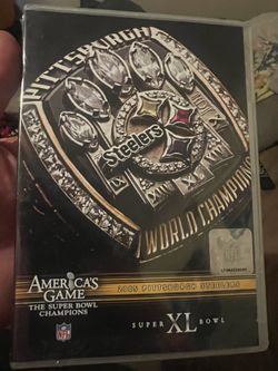 Pittsburgh Steelers 2005 Super Bowl XL Americas Game DVD brand new never opened