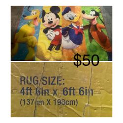 Mickey Mouse rug