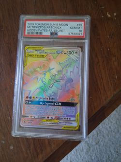 Moltres Zapdos Articuno tag team Psa 10