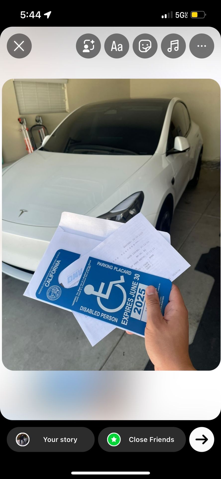 Handicap Placard