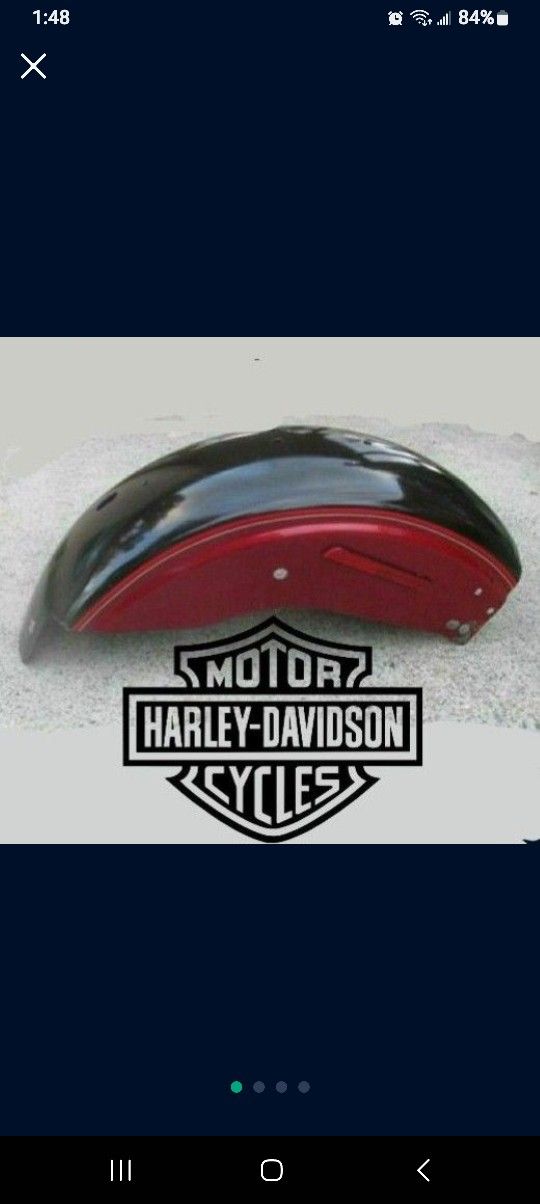 Harley Motorcycle FENDER for Parts.