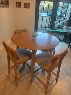 Dining table and chairs
