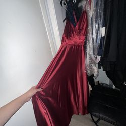 Fancy, Red Wine Dress