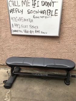 Pro flat bench