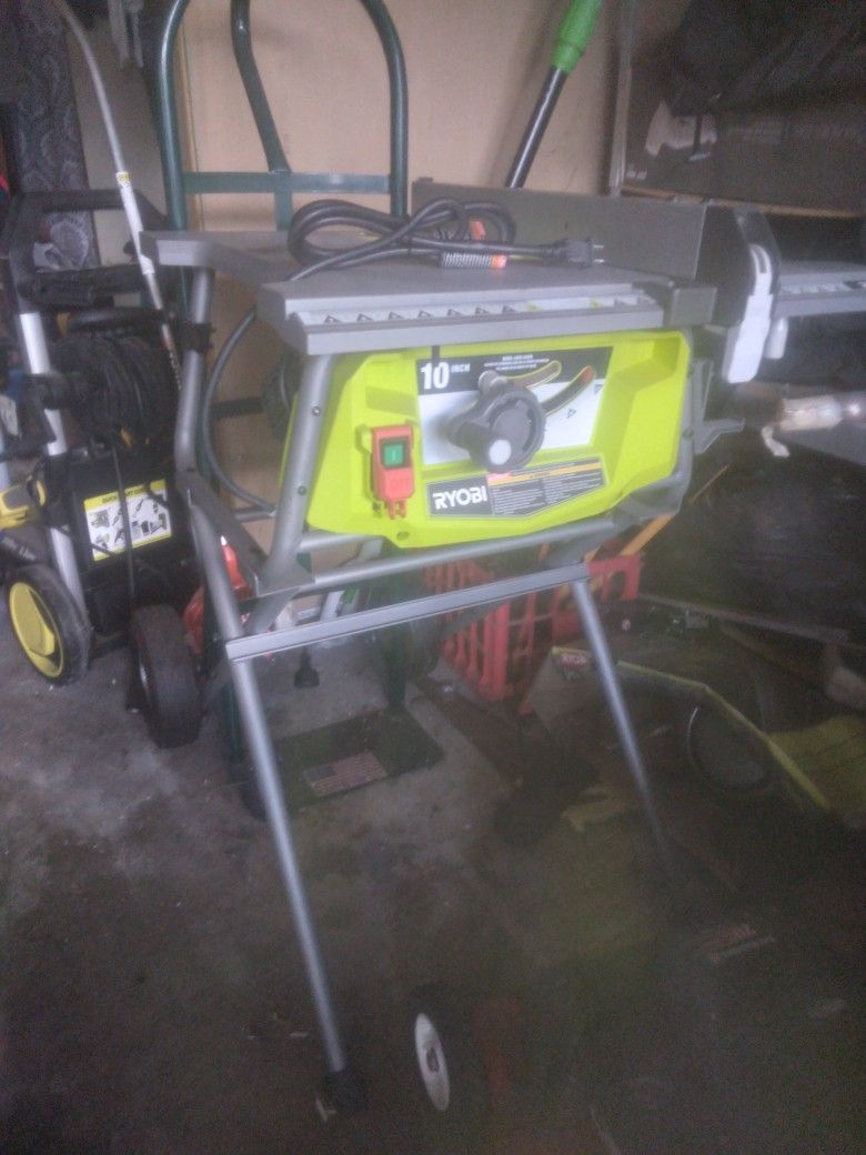 Portable Table Saw With Stand