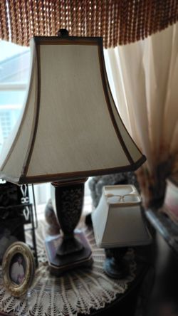 Antique table lamp.
