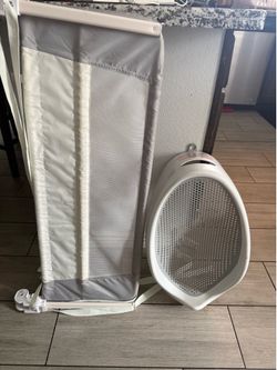 Bed guard rail and baby bath