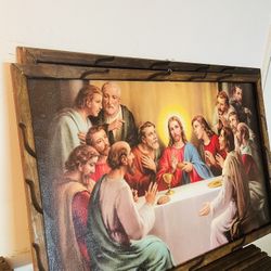 Cuadro De Ultima Cena- Decorative Frame 