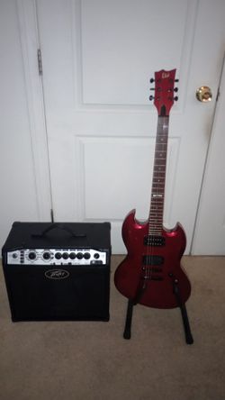 LTD- ESP Viper-50 Indonesia 2006 + Peavey VYPYR VIP 1 Amp