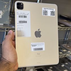 iPad Pro 11” M1 Chip 512GB Unlocked Apple Tablet Store Warranty and Financing Available!