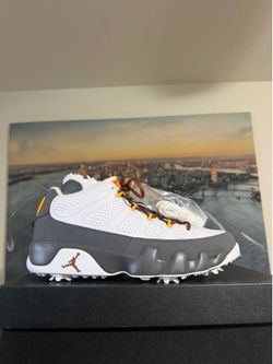 Jordan 9 cool grey golf shoes size 9.5 mens
