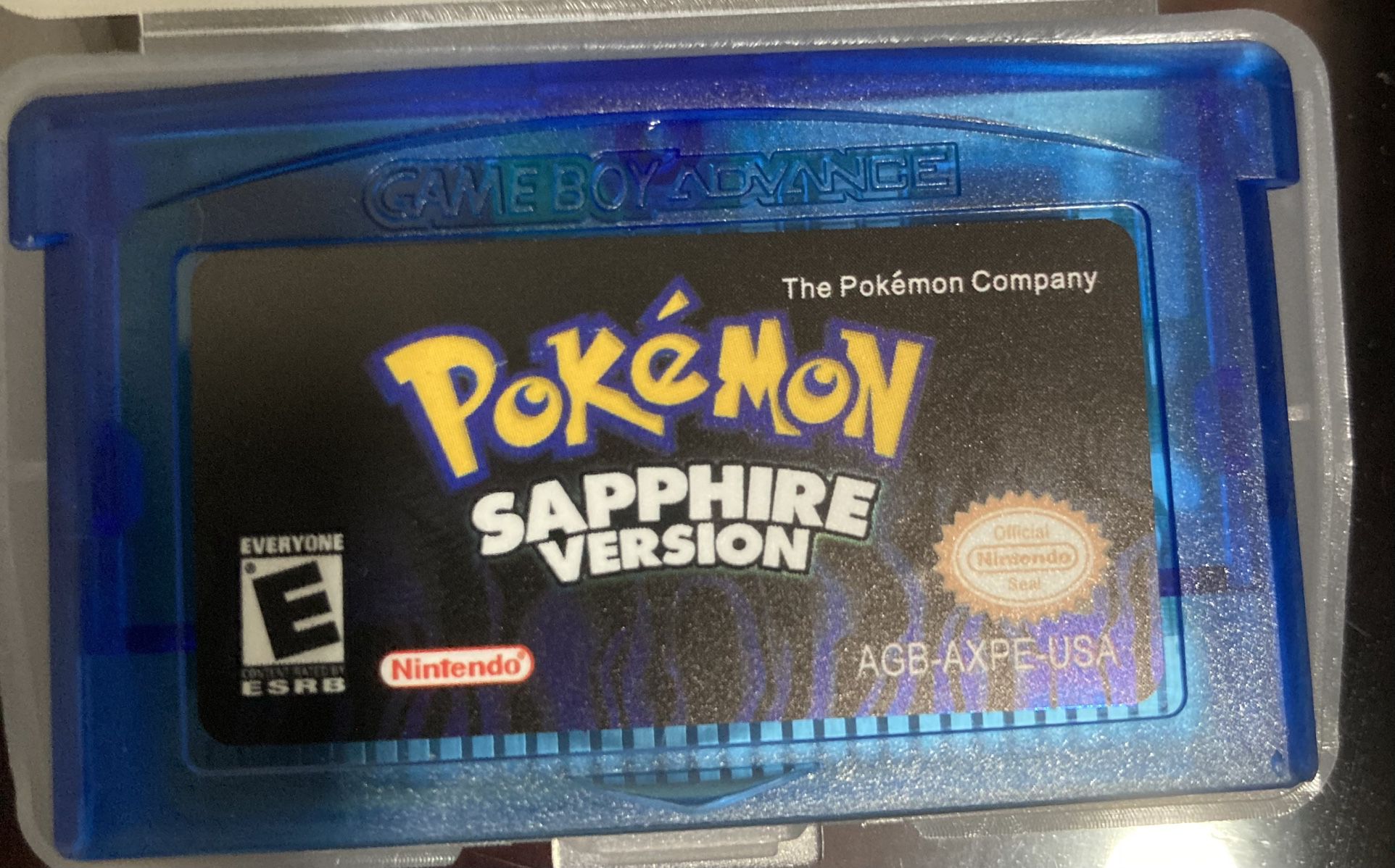 Pokémon Sapphire Nintendo Gameboy Advance GBA Cart Rpg Pocket Monster Z V X Y Re