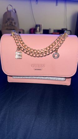Pink guess purse