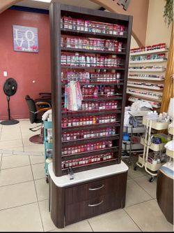 Double Polish Rack with Storage