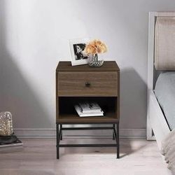 New set of 2 Rustic Brown Nightstands/End Tables