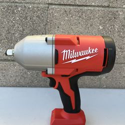 Milwaukee, M18 Brushless 1/2in. High Torque Impact Wrench, Drive Size 1/2 in, Volts 18 Model# 2666-20 New
