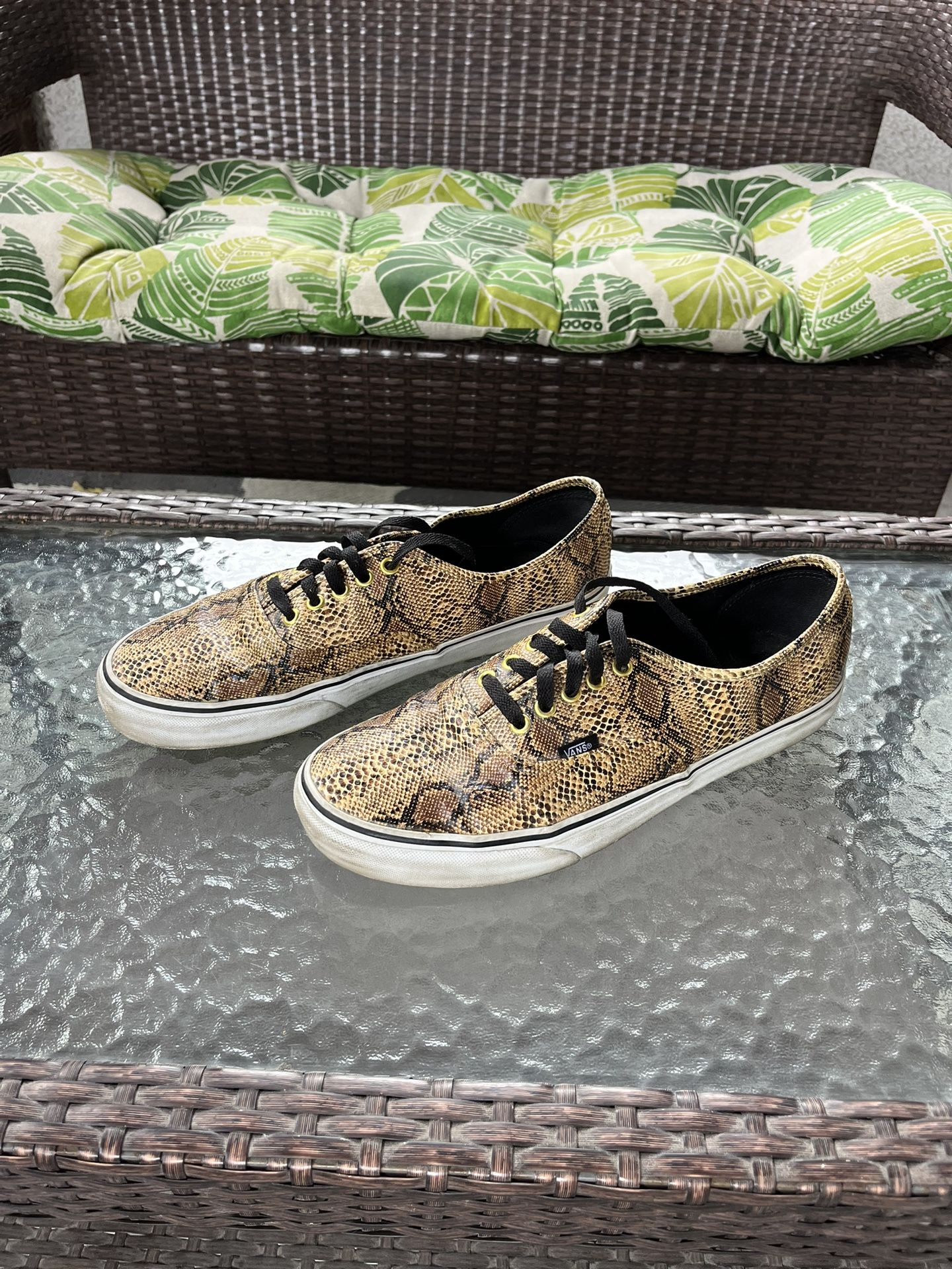 Vans Snakeskin Authentic Shoe - Size 12