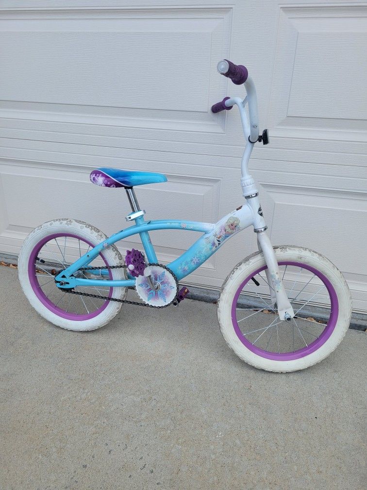 Frozen Elsa/Olaf Huffy Girls Bike