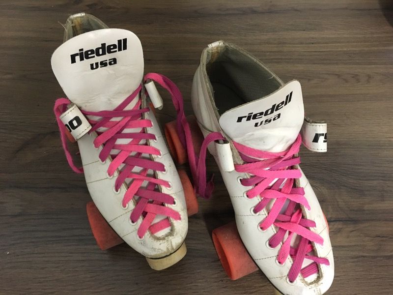 Vintage riedell RS-1000 speed roller skates.