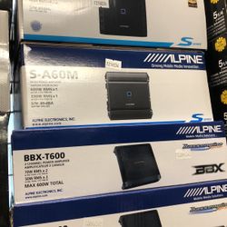 Alpine Type S Amps On Sale Today! No Credit CHeck Payment Plan Available! 