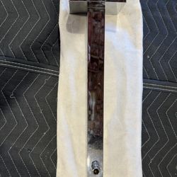 2x Aqua Piazza 17” Wall Mount Shower Arms – Chrome