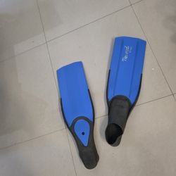 Nemrod Flop Snorkeling Fins, Size 41/42 (Size 8/10), Blue
