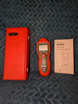 Extech 461920 Handheld Laser RPM Tachometer (With Case & Manual)