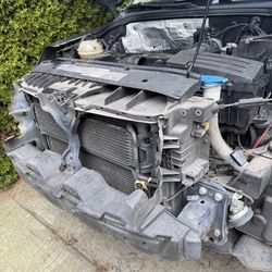 OEM VW Tiguan 2.0T Front Lock Carrier Radiator Support w/ Radiator & A/C Condenser Assembly