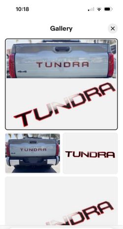 Toyota TUNDRA tailgate emblem