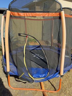 Toddlers first trampoline