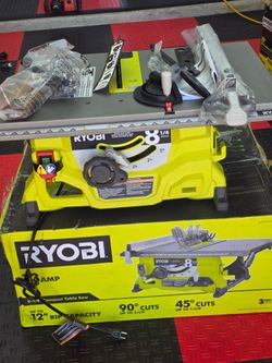 Brand New RYOBI 13 Amp 8-1/4 in. Compact Portable Corded Jobsite Table Saw (No Stand)