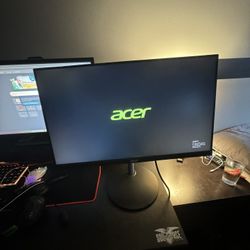 Acer - Nitro 23.8" IPS LED FHD 180hz  Gaming Monitor  (HDMI 2.0, Display Port)