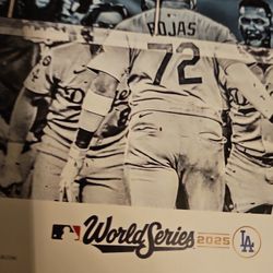 2025 Los Angeles Dodgers World Series Illustratation