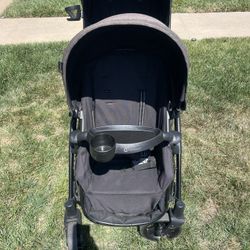 CONTOURS OPTIONS ELITE DOUBLE TANDEM STROLLER - Black 