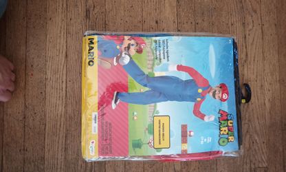Super Mario Kids Costume Size M 7-8