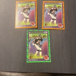 Deion Sanders 2024 Spooky Halloween Score Green And Orange Card Lot #300