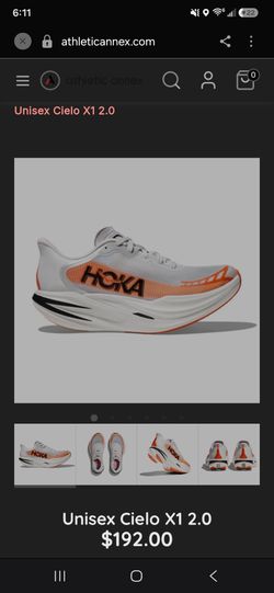HOKA CIELO X1 2.0 in Frost Lava colorway