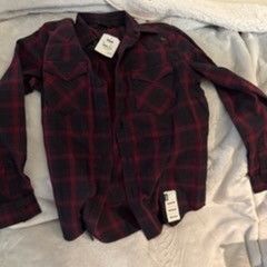 Boys Van's Long Sleeve Button Down Shirt