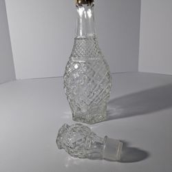 Cut glass vintage decanter 