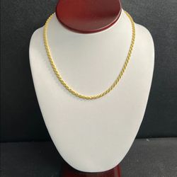 3mm 16 Inch rope Chain