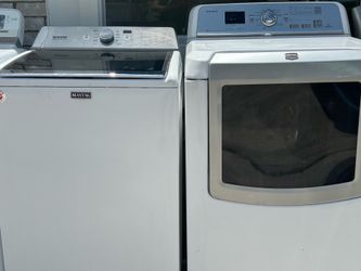 Maytag washer electric dryer XL capacity